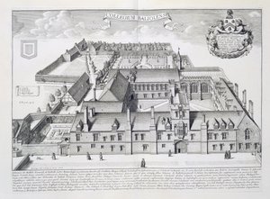 Balliol College, Oxford, em Oxford ilustrar&39;, publicado 1675